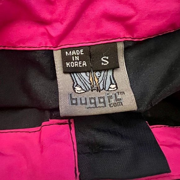 RARE BUGGIRL RAVE PANTS Y2K, Navy with Hot Pink Trim & Details! 100% New Cond. - Picture 5 of 5